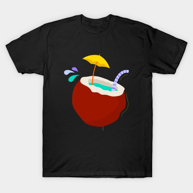 Coconut T-Shirt by fromherotozero